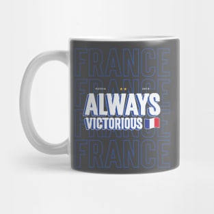France Always Victorious Football Mug
